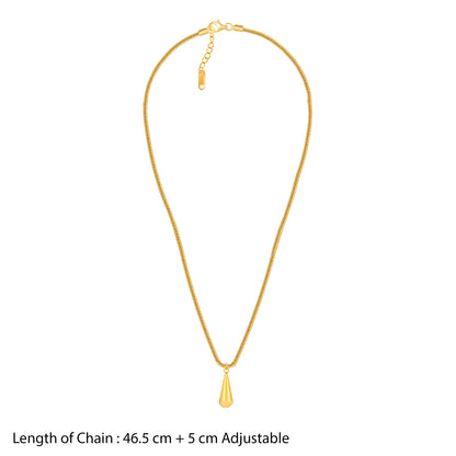 18K Gold Plated Tear drop Jewellery set