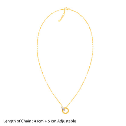 18K Gold Plated Golden Orbit Jewellery Set