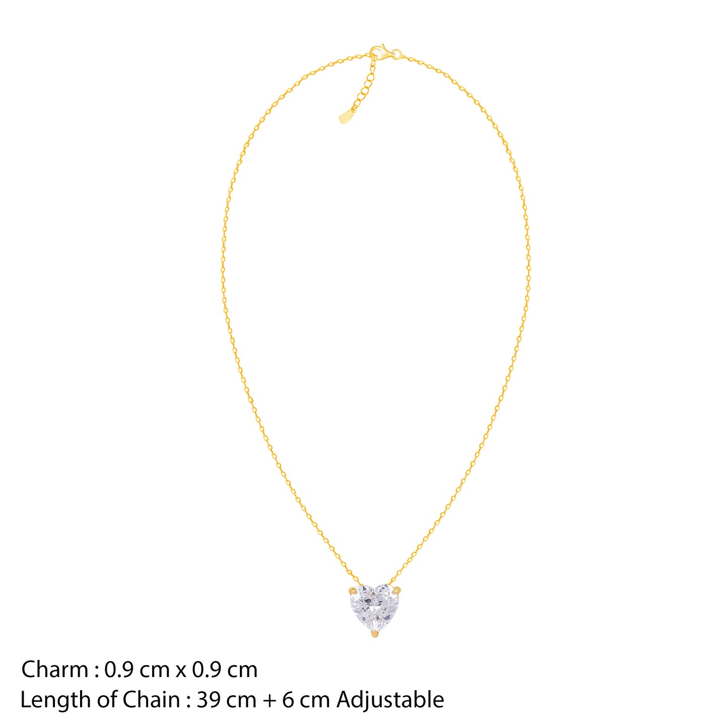 18K Gold Plated Golden Heartbeat Pendant Necklace