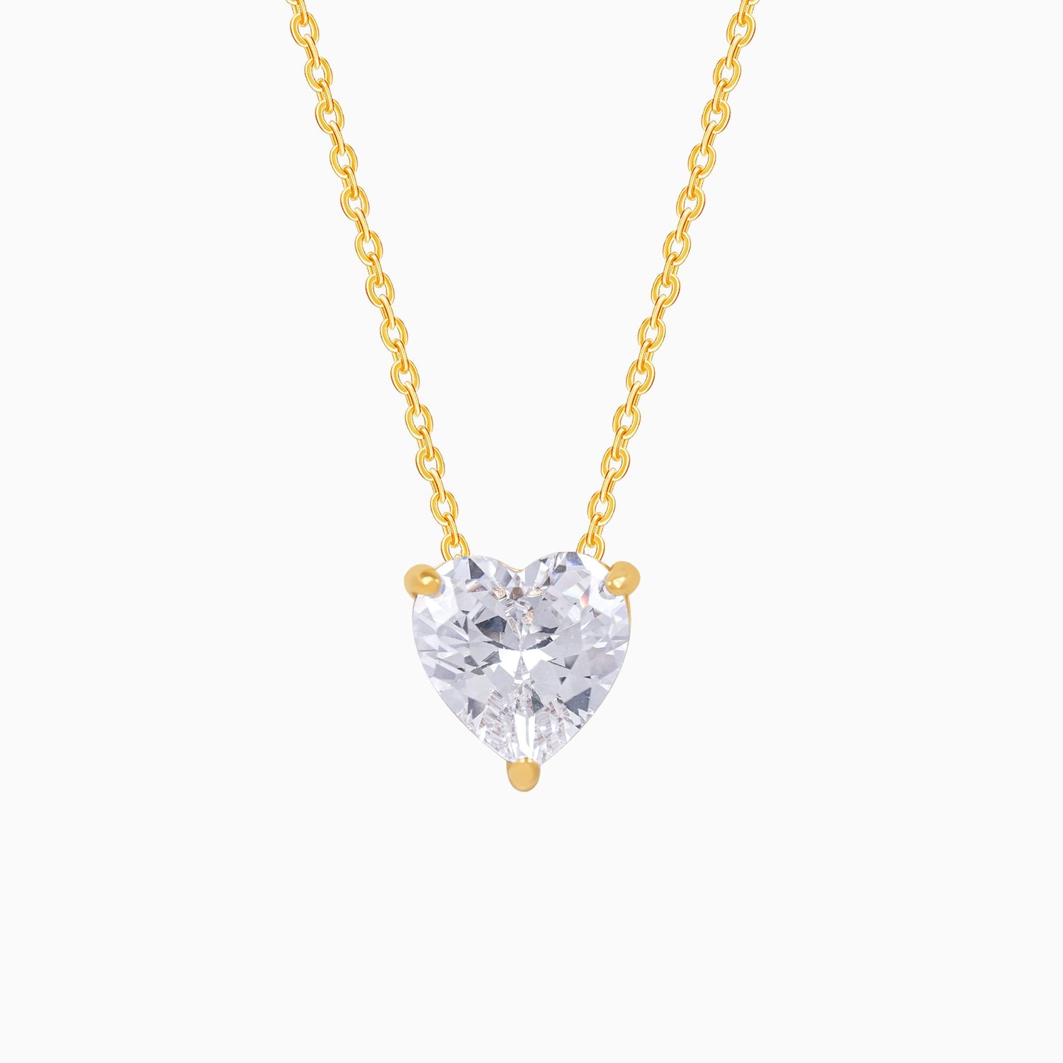 18K Gold Plated Golden Heartbeat Pendant Necklace