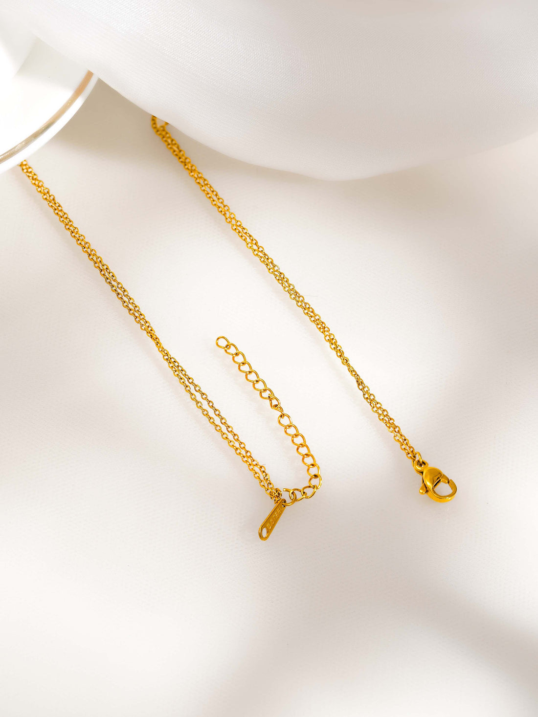 Two Layer Solitaire Y Necklace