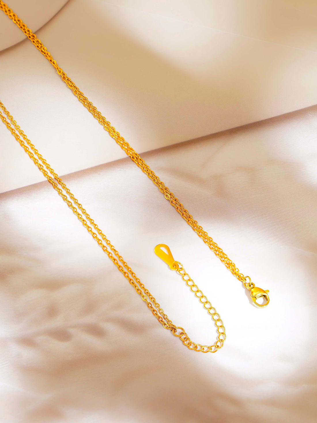 Crystal Chevron Layered Necklace