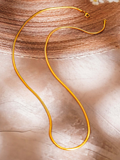 18K Gold Plated Classic Snake Chain