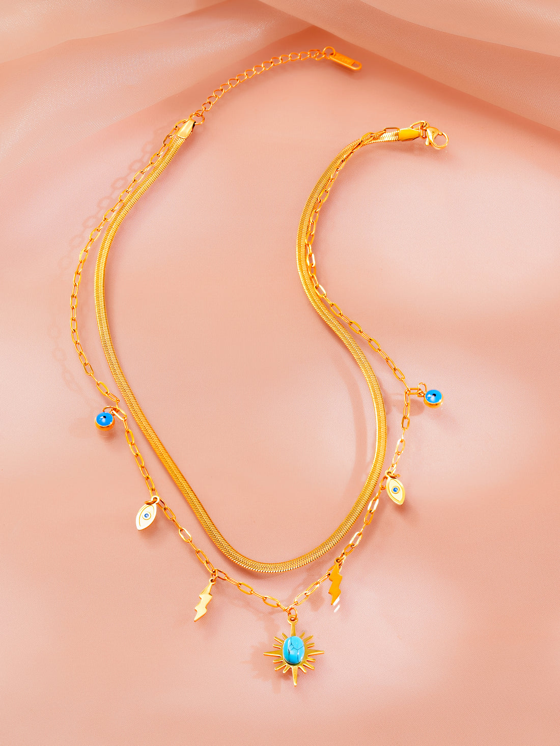 Evil Eye Lightning Necklace