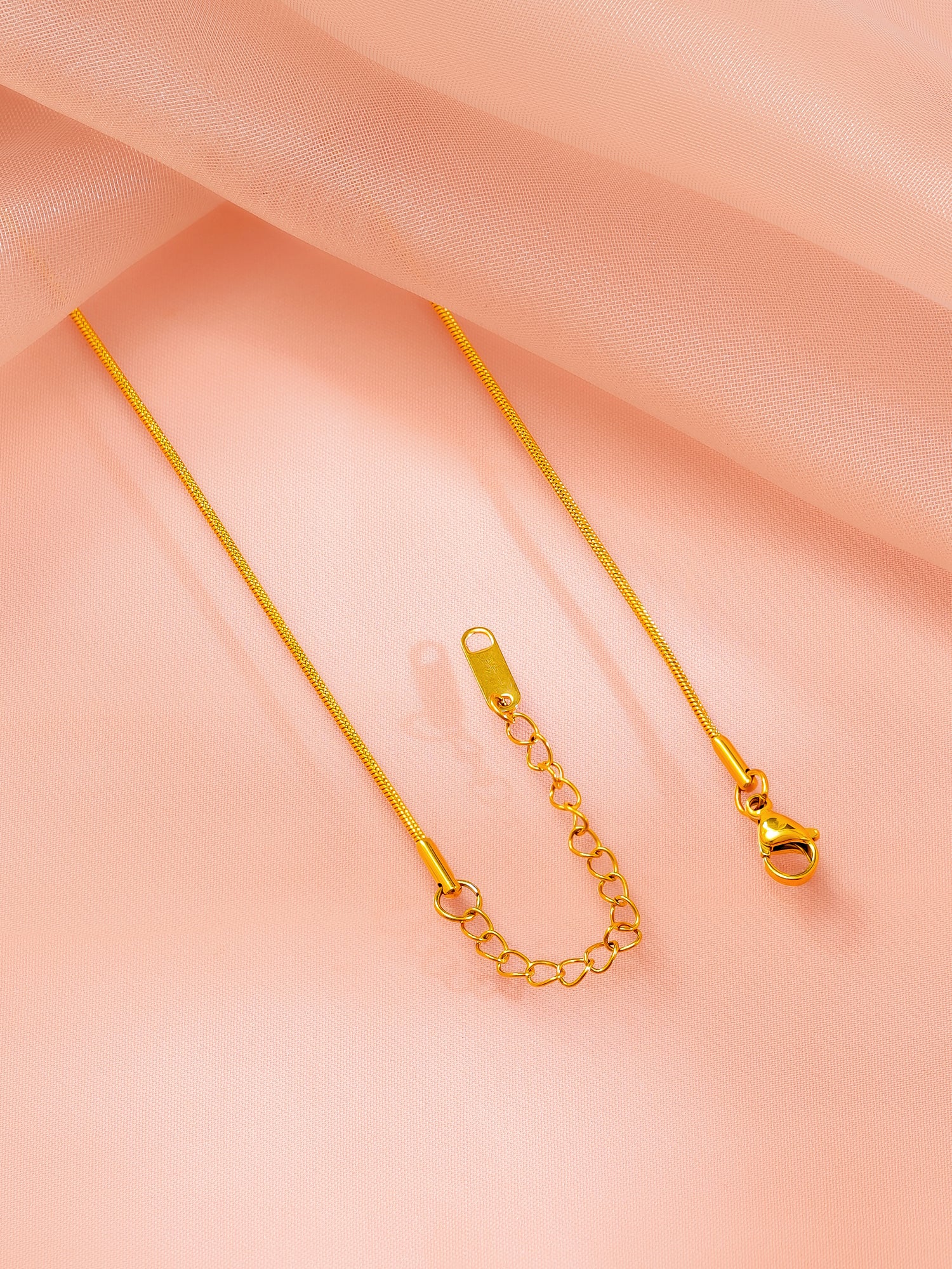 18K Gold Plated Adjustable Lariat Drop Necklace