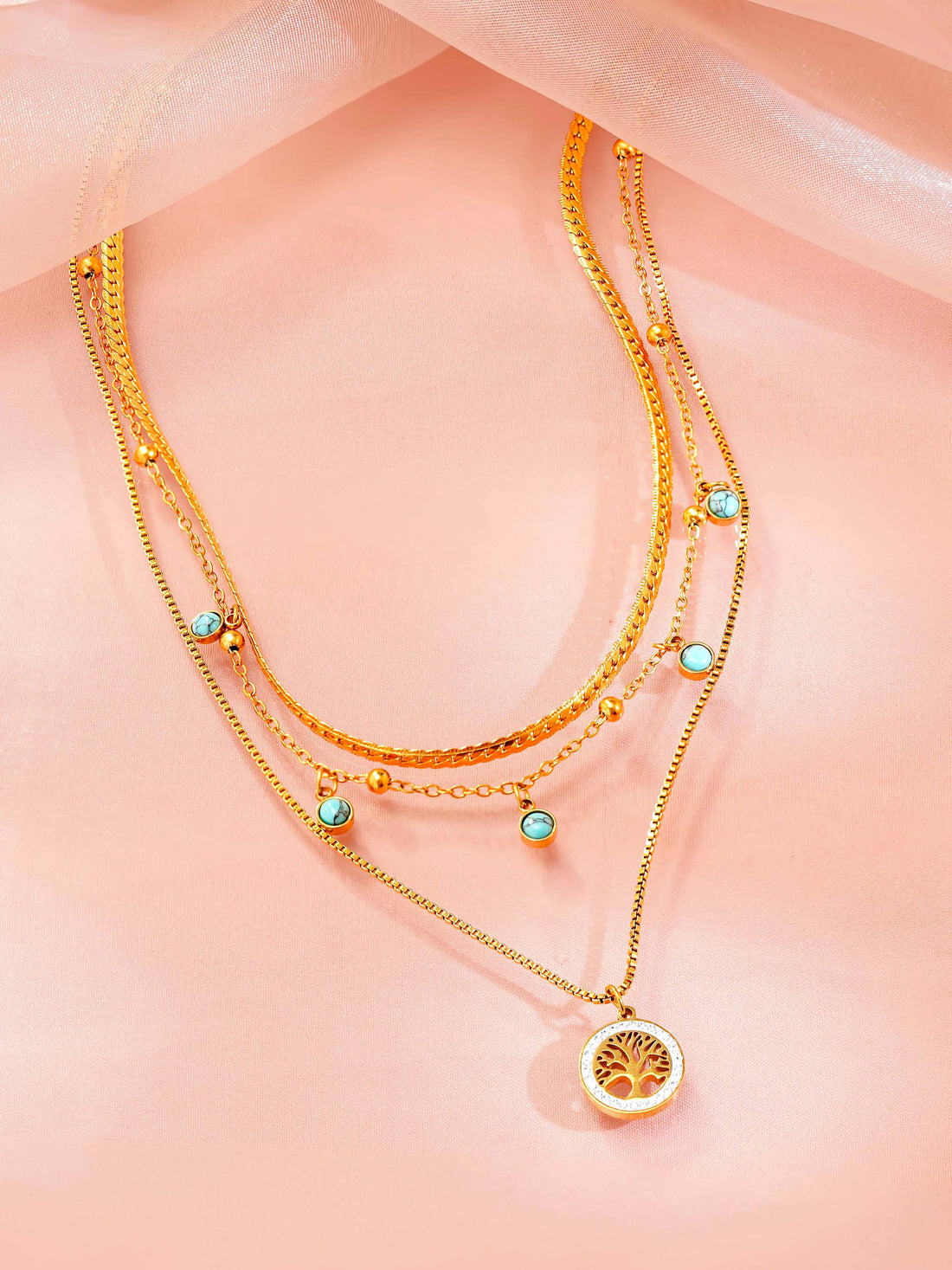 Tree of Life Layered Necklace