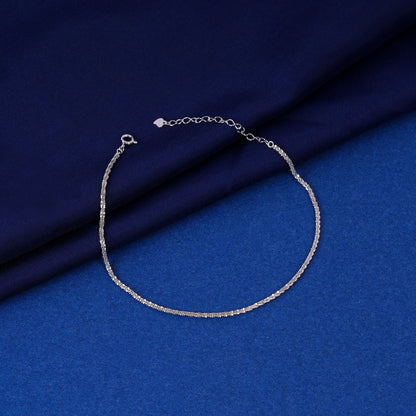 925 Sterling Silver Star Charm Anklet