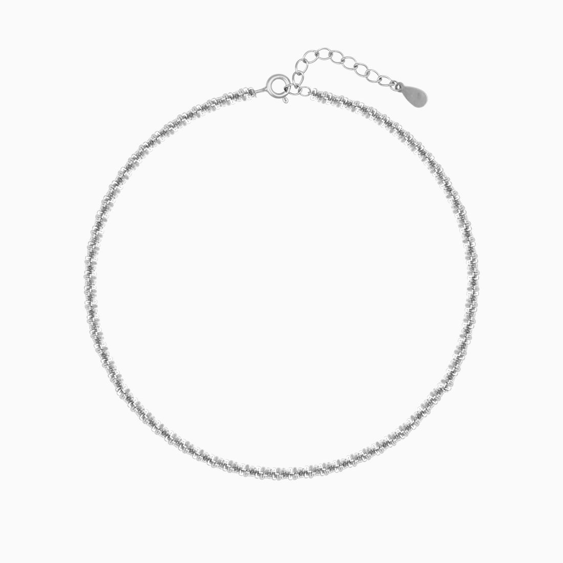 925 Sterling Silver Star Charm Anklet