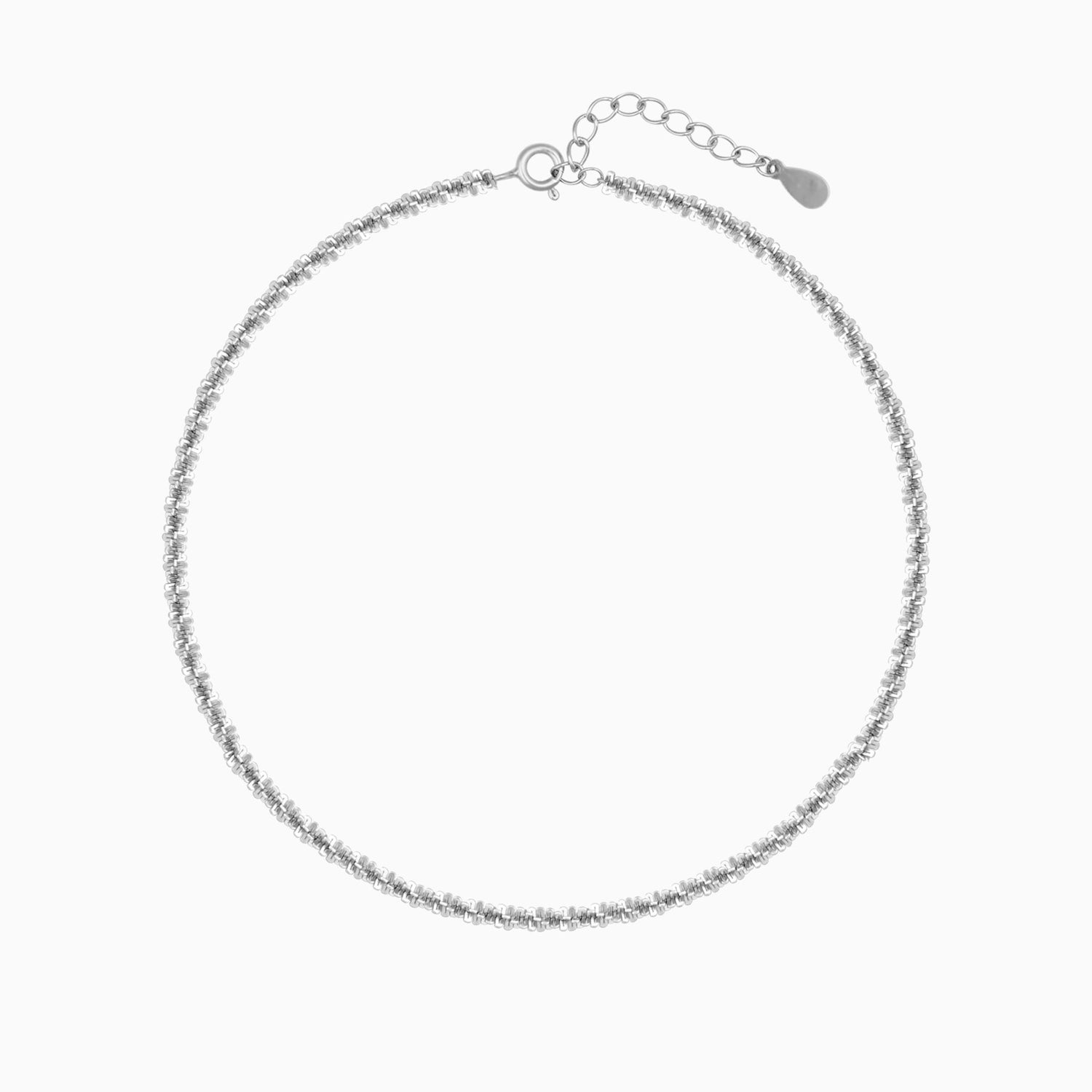 925 Sterling Silver Star Charm Anklet