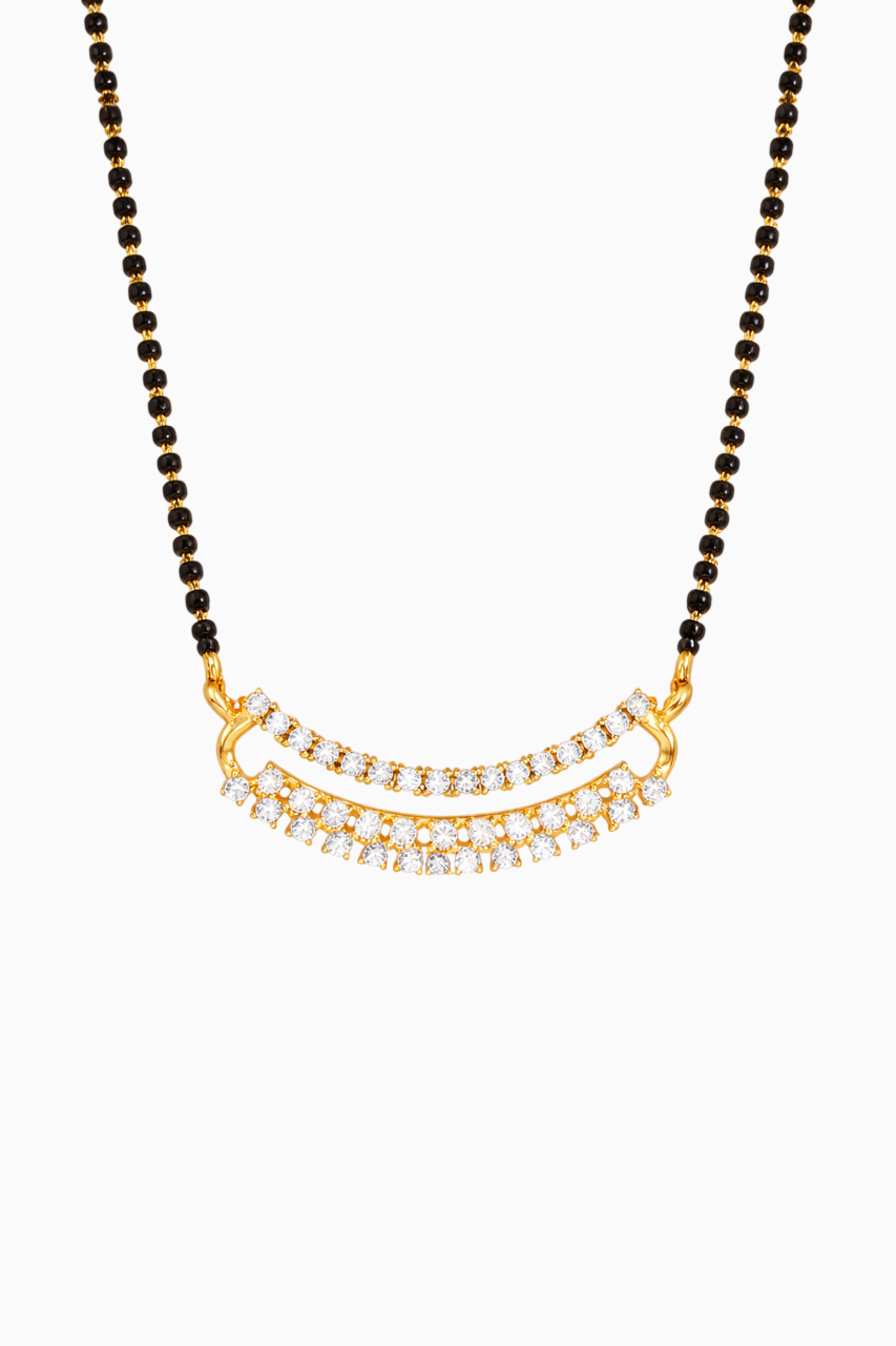 Elegant 925 Sterling Silver Mangalsutra