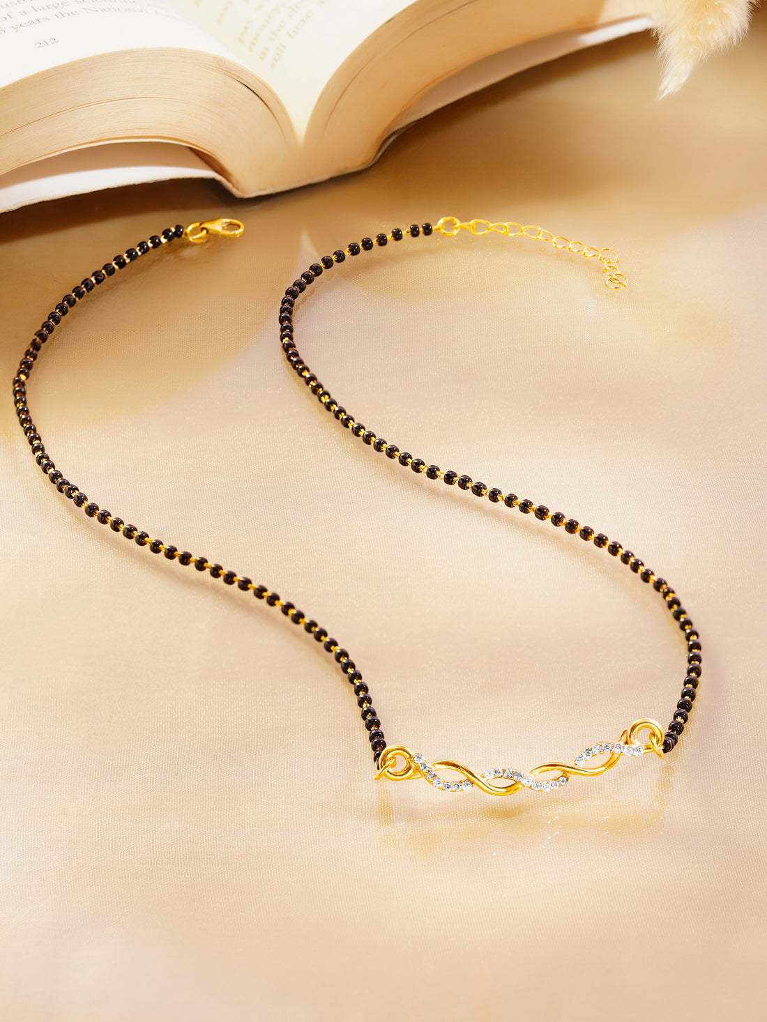 Infinity Crystal Mangalsutra Chain