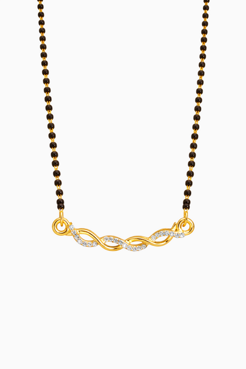 Infinity Crystal Mangalsutra Chain