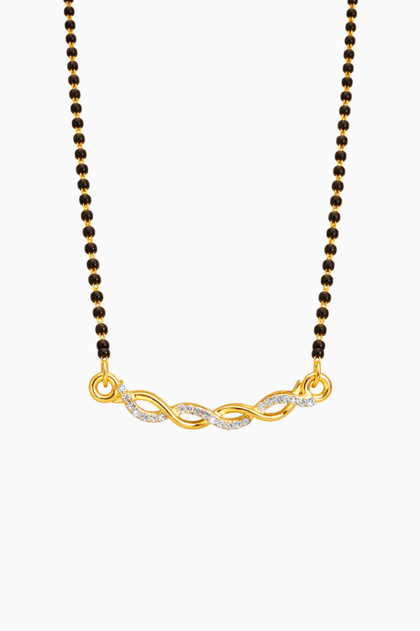 Infinity Crystal Mangalsutra Chain