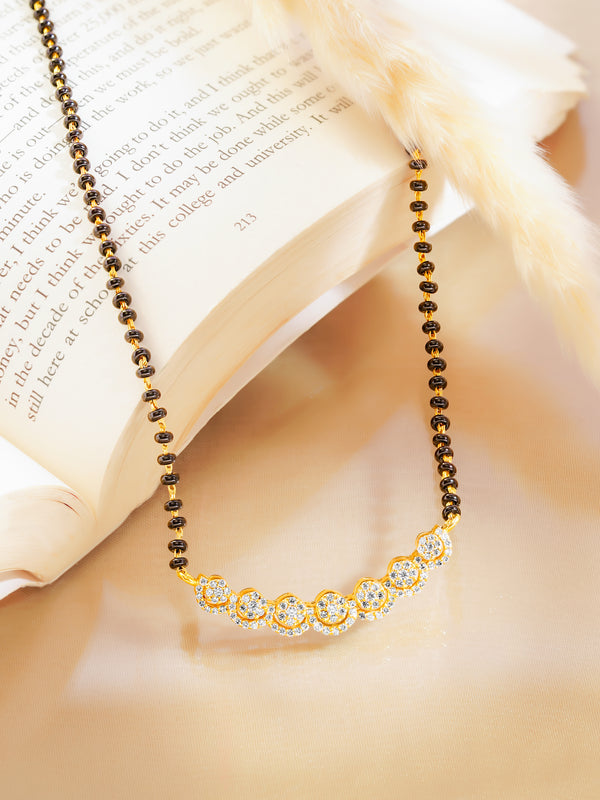 CZ Circle Mangalsutra Chain
