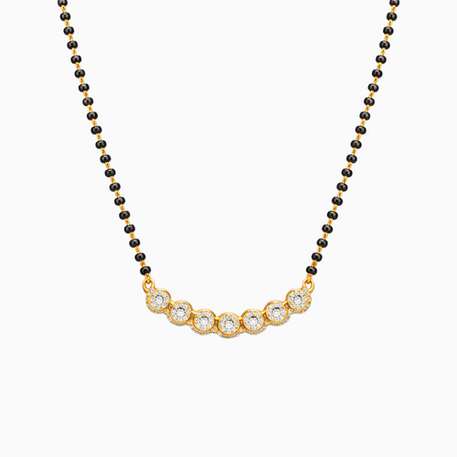 CZ Circle Mangalsutra Chain