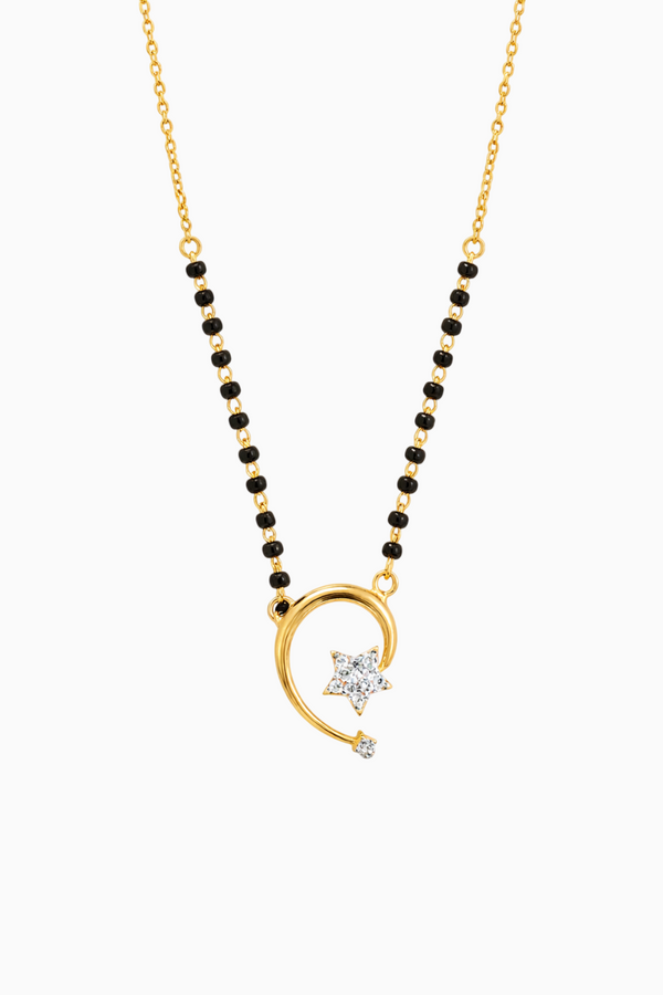 Moon Star Mangalsutra Pendant