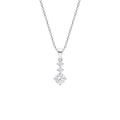 Single Crystal Drop Necklace