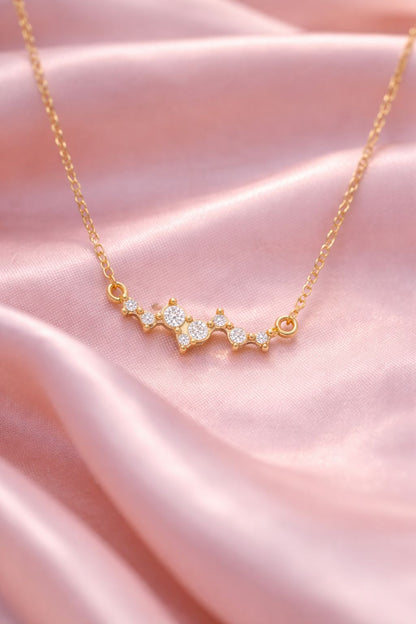 18K Gold Plated Lustre Bloom Necklace