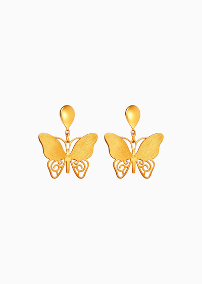 Butterfly Drop Earrings
