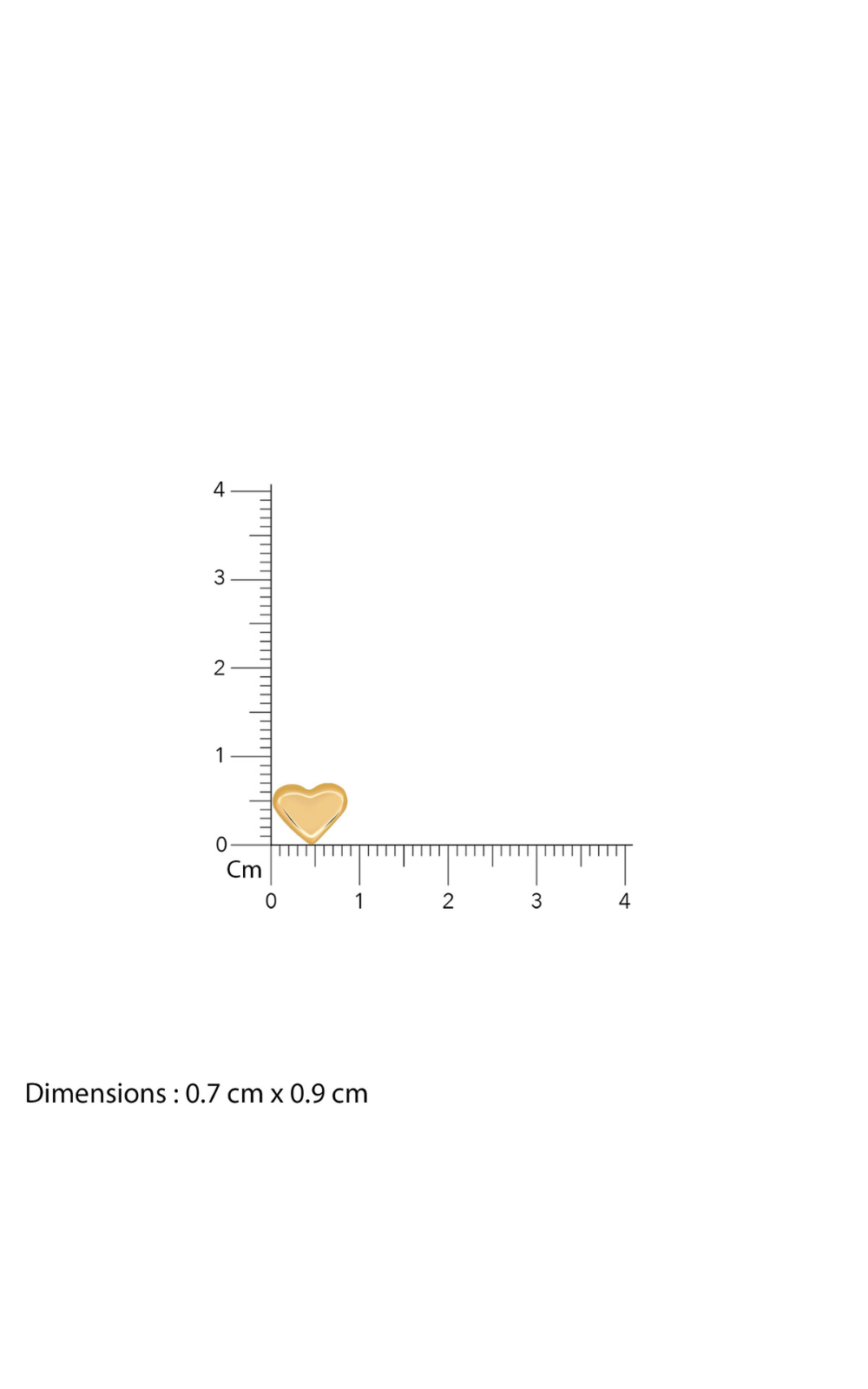 18K Gold Plated Whisper Hearts Small Heart Stud Earrings