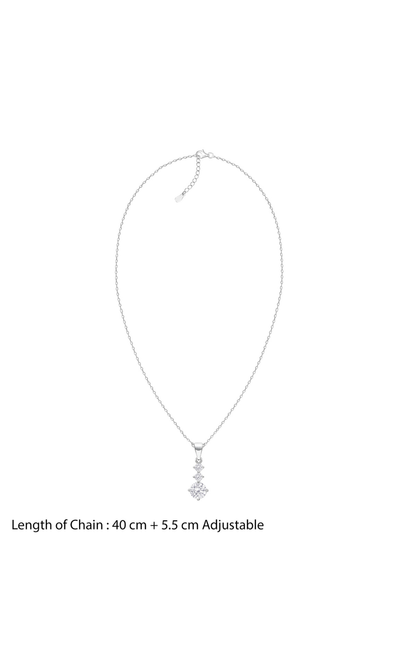 925 Sterling Silver Drops of Light Necklace