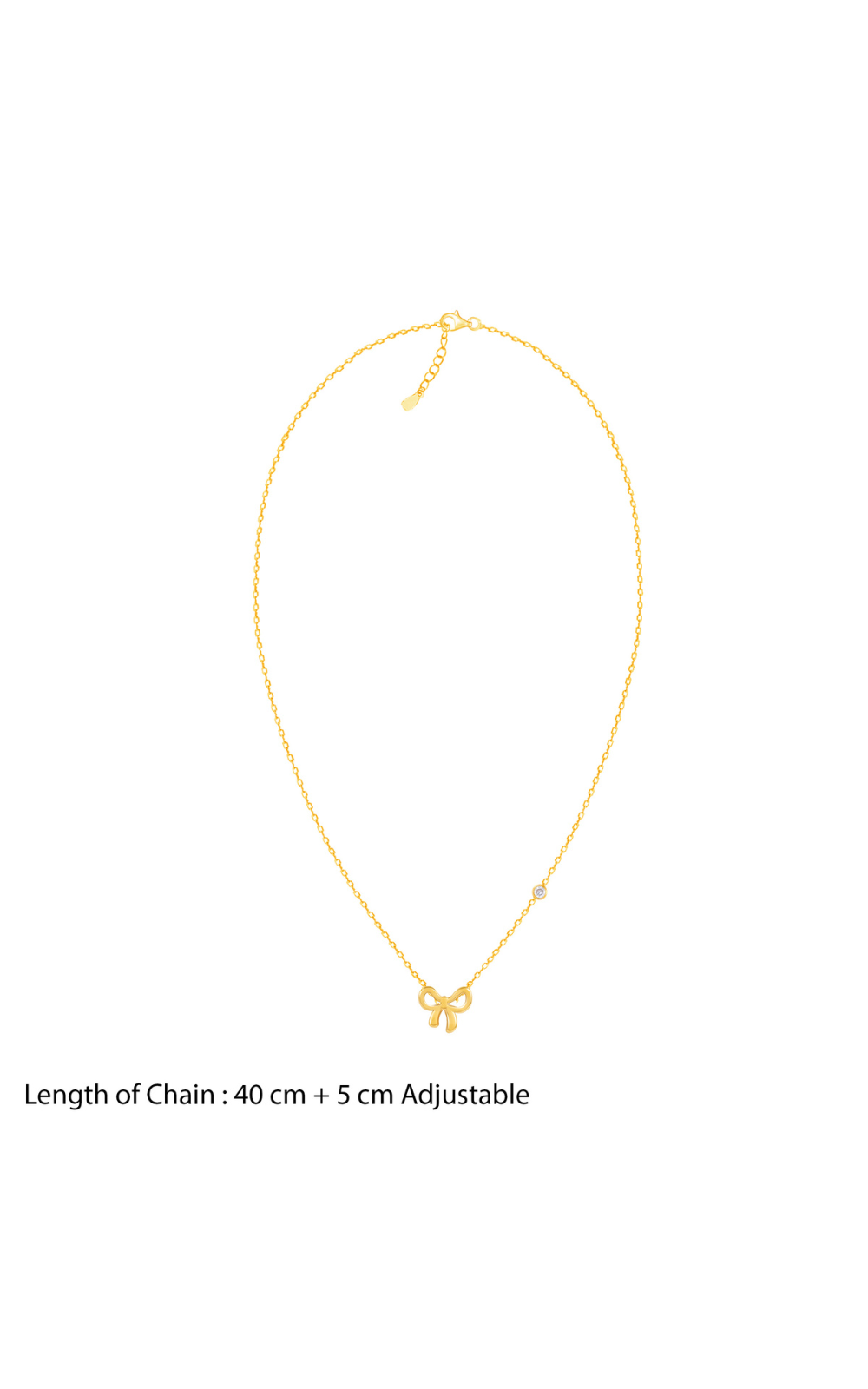 Bow Knot Pendant Necklace