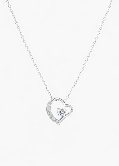 925 Sterling Silver Timeless Heart Necklace