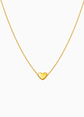 Minimal Heart Pendant Necklace