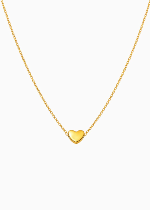 Minimal Heart Pendant Necklace