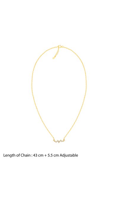 18K Gold Plated Lustre Bloom Necklace