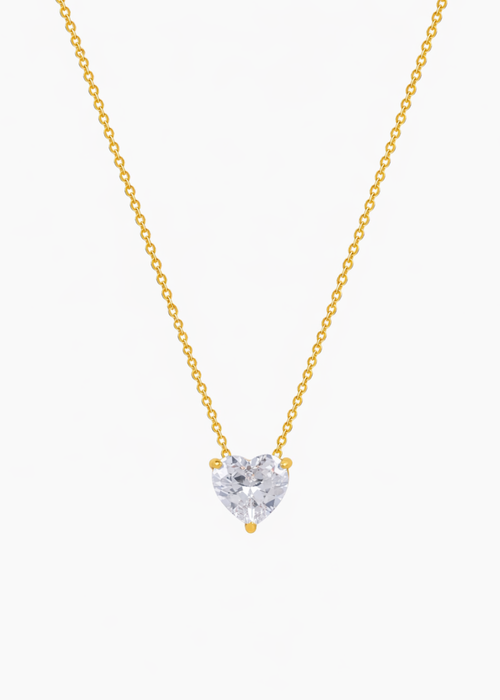 Heart Crystal Pendant Necklace