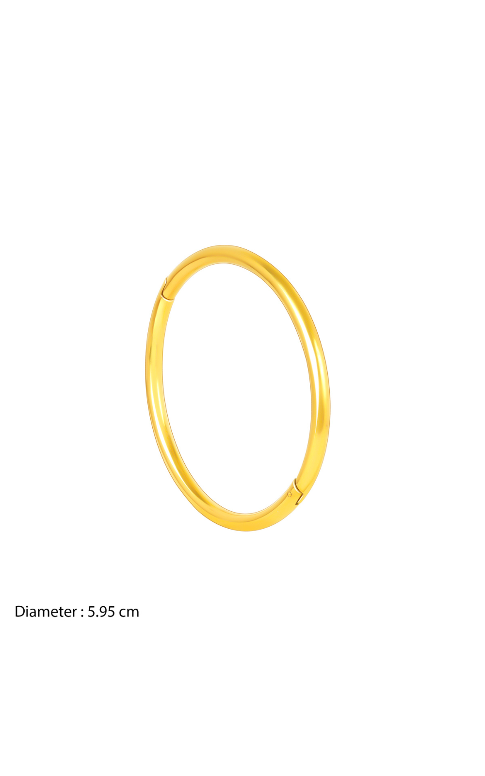 18K Gold Plated Golden Orbit Minimal Round Kada Bracelet