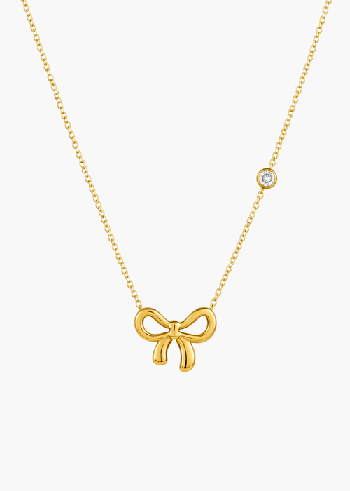 Bow Knot Pendant Necklace