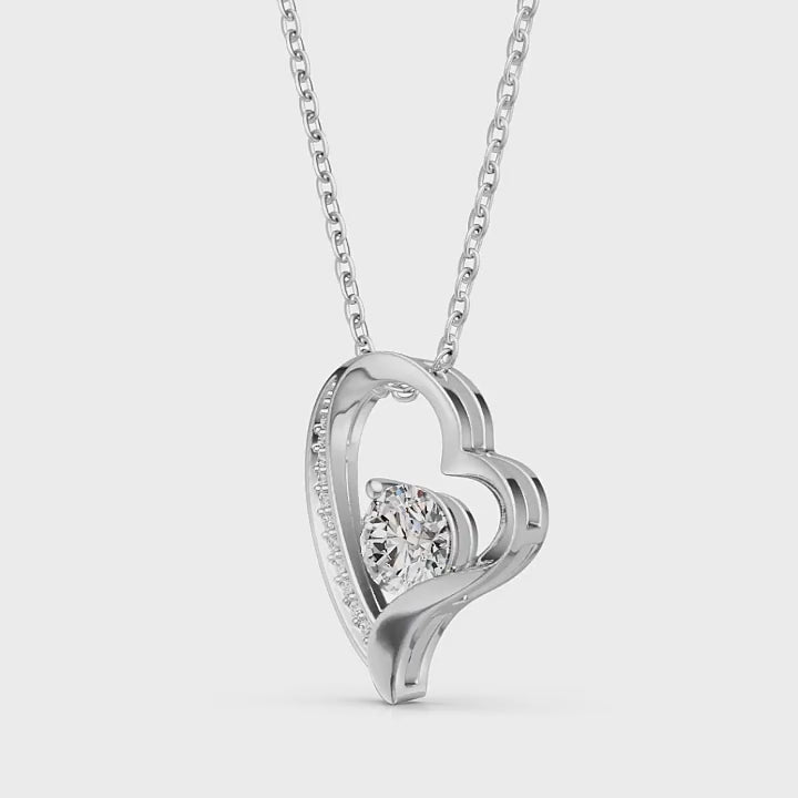 925 Sterling Silver Timeless Heart Necklace