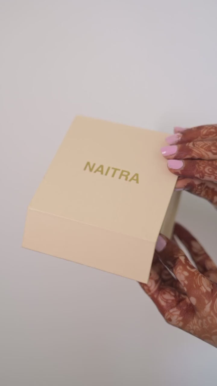 NAITRA brand reel of waterproof anti tarnish 18K gold plated jewellery worn through everyday moments